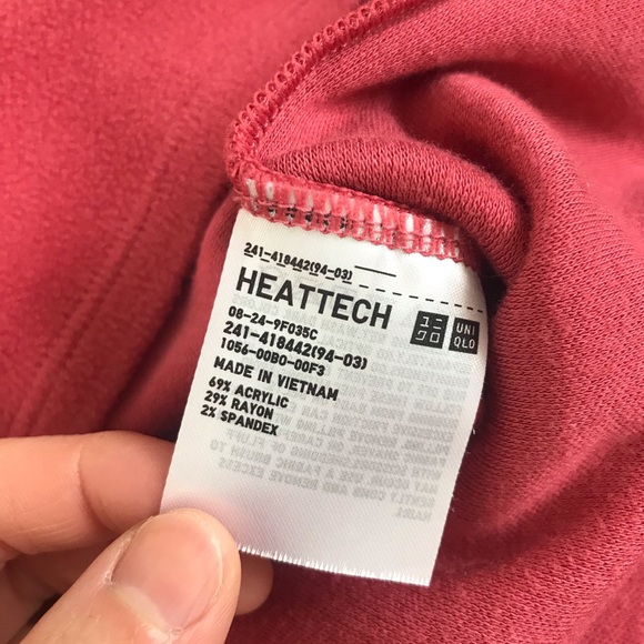 Uniqlo Heattech long sleeved thermal top size L - Picture 5 of 5